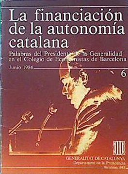 portada La Financiacion de la Autonomia Catalana