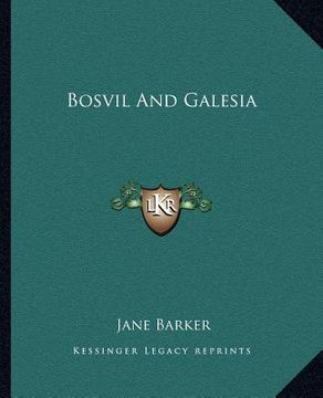 portada bosvil and galesia (en Inglés)