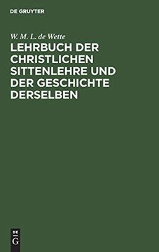 portada Lehrbuch der Christlichen Sittenlehre und der Geschichte Derselben 