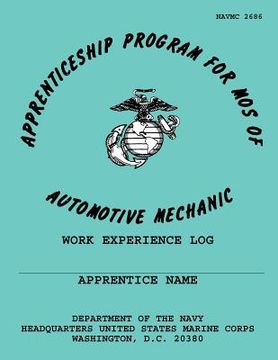 portada Apprentaceship Program for Mos of Automotive Mechanic
