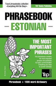 portada English-Estonian phrasebook & 1500-word dictionary (in English)
