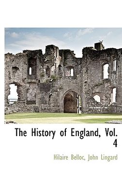 portada the history of england, vol. 4 (in English)