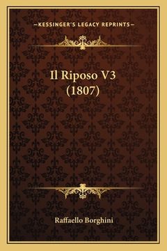 portada Il Riposo V3 (1807) (en Italiano)