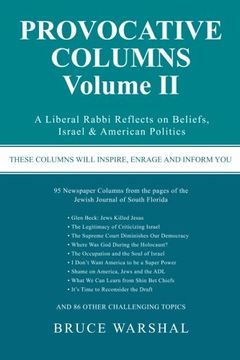 portada Provocative Columns Volume ii: A Liberal Rabbi Reflects on Beliefs, Israel & American Politics: Volume 2 (in English)