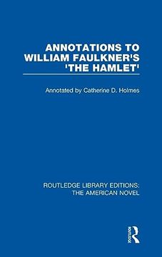 portada Annotations to William Faulkner's 'the Hamlet' (Routledge Library Editions: The American Novel) (en Inglés)