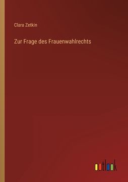 portada Zur Frage des Frauenwahlrechts (en Alemán)