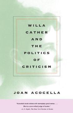 portada Willa Cather and the Politics of Criticism (en Inglés)