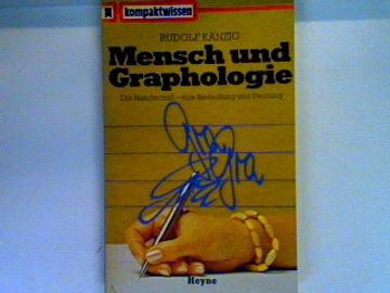 portada Mensch und Graphologie: Die Handschrift - Ihre Bedeutung und Deutung Kompaktwissen , nr. 40 (en Alemán)
