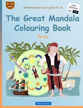 portada BROCKHAUSEN Colouring Book Vol. 15 - The Great Mandala Colouring Book: Pirate (in English)