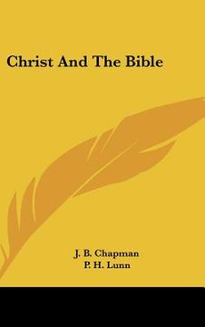 portada christ and the bible (en Inglés)