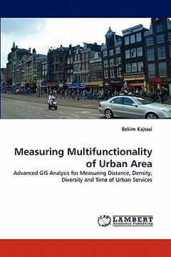 portada measuring multifunctionality of urban area (in English)