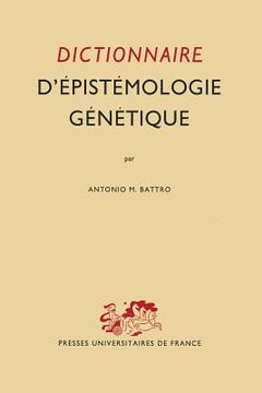 portada Dictionnaire d'Épistémologie Génétique (in English)