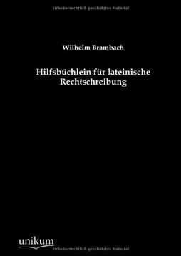 portada Hilfsb Chlein Fur Lateinische Rechtschreibung (German Edition)
