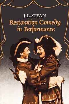 portada Restoration Comedy in Performance (en Inglés)