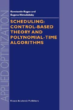 portada scheduling: control-based theory and polynomial-time algorithms (en Inglés)