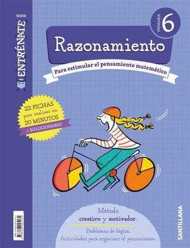 portada Cuaderno Razonamiento Serie Entrenate 6 Primaria (in Spanish)