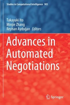 portada Advances in Automated Negotiations (in English)