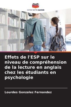 portada Effets de l'ESP sur le niveau de compréhension de la lecture en anglais chez les étudiants en psychologie