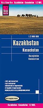 portada Reise Know-How Landkarte Kasachstan (1: 2. 000. 000): World Mapping Project (en Alemán)