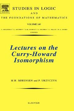 portada lectures on the curry-howard isomorphism