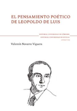 portada El Pensamiento Poï¿ ½Tico de Leopoldo de Luis (in Spanish)