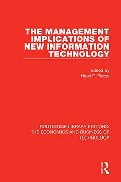 portada The Management Implications of new Information Technology (Routledge Library Editions: The Economics and Business of Technology) (en Inglés)