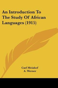 portada an introduction to the study of african languages (1915) (in English)