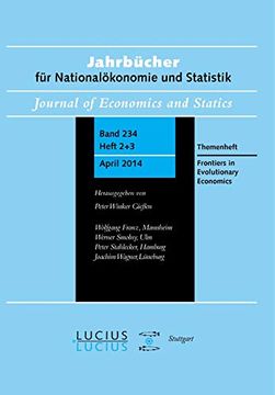 portada Frontiers in Evolutionary Economics (Jahrbücher für Nationalökonomie und Statistik) (en Inglés)