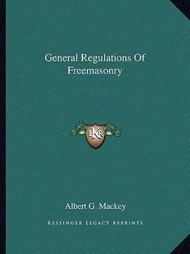 portada general regulations of freemasonry (en Inglés)