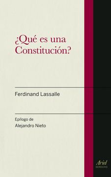 portada Qué es una Constitución? (in Spanish)