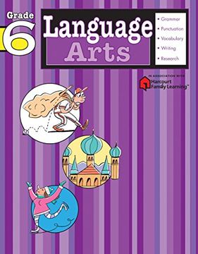 portada Language Arts: Grade 6 (Flash Kids Harcourt Family Learning) (in English)