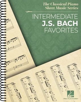 portada Intermediate J. S. Bach Favorites - the Classical Piano Sheet Music Series (in English)