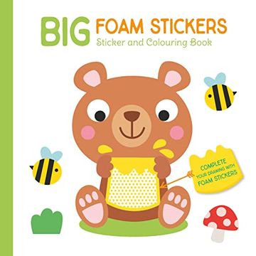 portada Bear (Big Foam Stickers): Sticker and Colouring Book: Sticker and Colouring Book, Bear