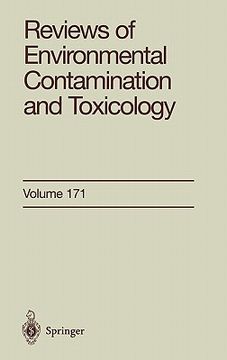 portada reviews of environmental contamination and toxicology 171 (en Inglés)
