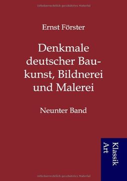 portada Denkmale deutscher Baukunst, Bildnerei und Malerei