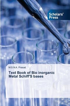 portada Text Book of Bio inorganic Metal Schiff'S bases (en Inglés)