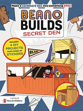 portada Beano Builds: Secret den (en Inglés)