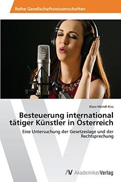 portada Besteuerung international tätiger Künstler in Österreich