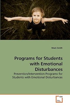 portada programs for students with emotional disturbances (en Inglés)