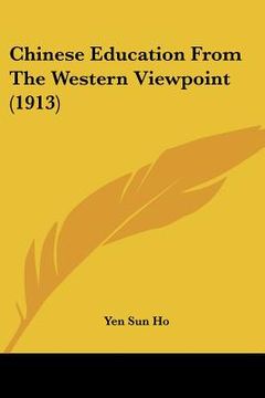 portada chinese education from the western viewpoint (1913) (in English)