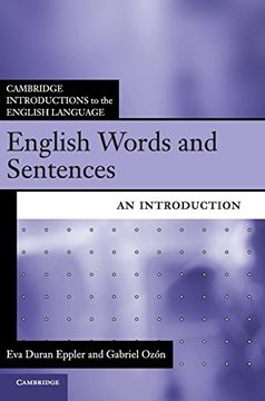 portada English Words and Sentences Hardback (Cambridge Introductions to the English Language) 