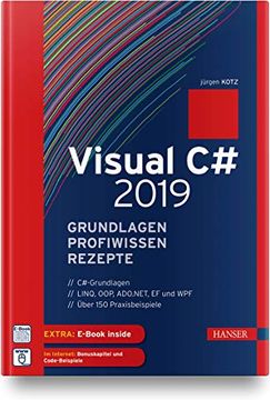 portada Visual c# 2019? Grundlagen, Profiwissen und Rezepte: Inkl. E-Book (en Alemán)