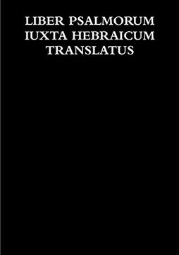 portada Liber Psalmorum Iuxta Hebraicum Translatus (in Latin)