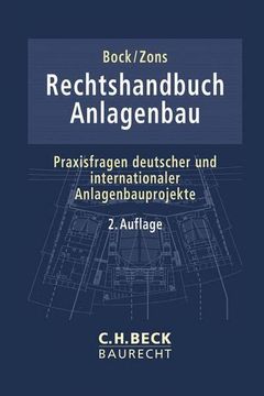 portada Rechtshandbuch Anlagenbau (in German)