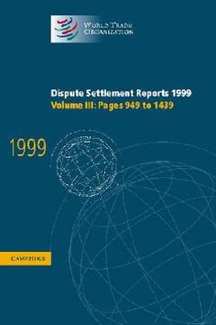 portada dispute settlement reports 1999: volume 3, pages 949-1439 (en Inglés)