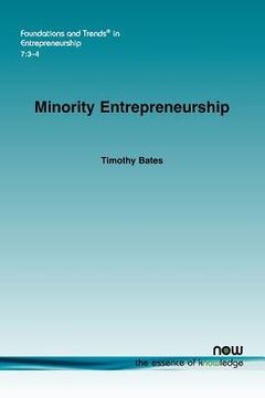 portada minority entrepreneurship (en Inglés)