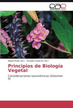 portada Principios de Biología Vegetal: Consideraciones Taxonómicas (Volumen ii) (Spanish Edition)