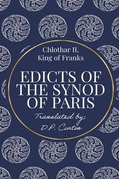portada Edicts of the Synod of Paris (en Inglés)
