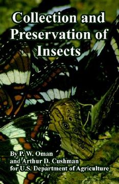 portada collection and preservation of insects (en Inglés)