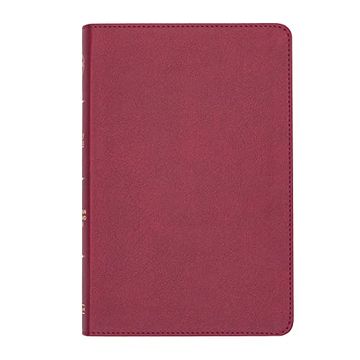 portada Csb Thinline Reference Bible, Cranberry Leathertouch, red Letter, Presentation Page, Cross-References, Full-Color Maps, Easy-To-Read Bible Serif Type (en Inglés)